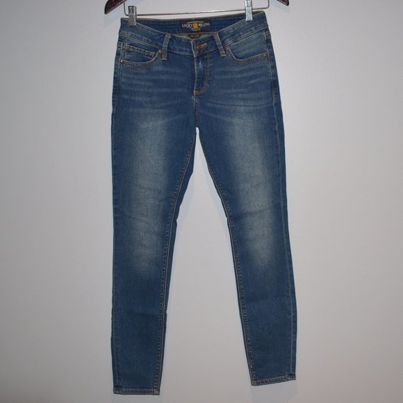 Women Lucky Brand Lolita Skinny Jeans Size 00/24" - Picture 1 of 10